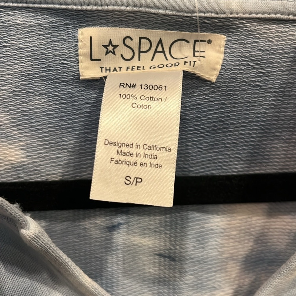 NWT L*Space Cropped Hi Low Hoody Small - Picture 2 of 5
